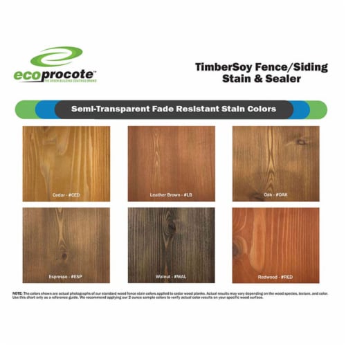 EcoProCote TimberSoy Non Toxic All in 1 Wood Stain & Sealer, Espresso, 5 Gallon Perspective: left