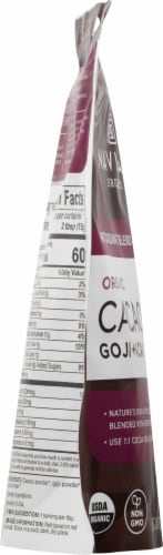 Navitas Organic Cacao Goji and Acai Antioxidant Blend Perspective: left