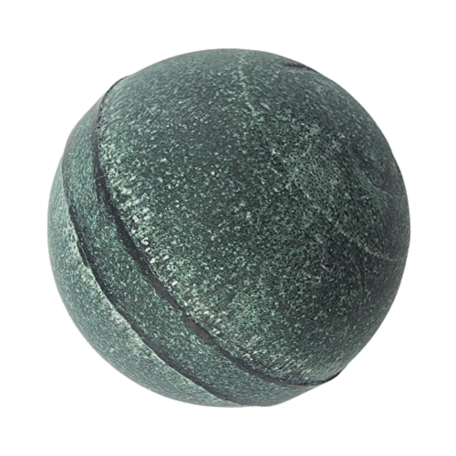 Cosset Rosemary & Peppermint Black Therapy Bath Bomb Perspective: left