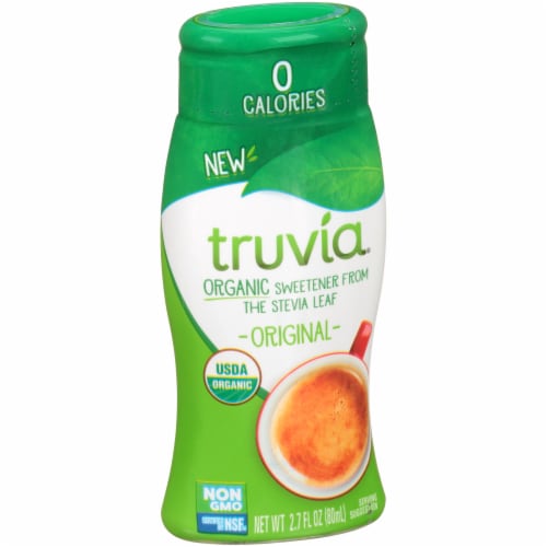 Truvia Original Organic Liquid Sweetener Perspective: left