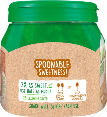 Truvia® Stevia Leaf Brown Sugar Sweetener Perspective: left