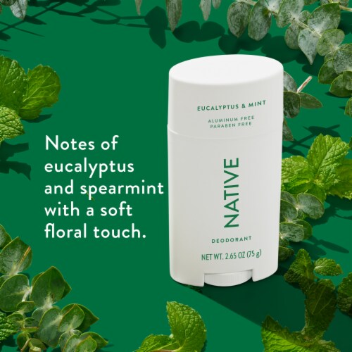 Native Eucalyptus & Mint Natural Deodorant Perspective: left