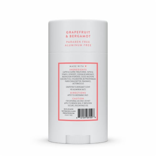 Native Grapefruit & Bergamot Deodorant Perspective: left