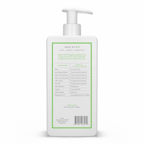 Native Hair Cucumber & Mint Volumizing Shampoo Perspective: left