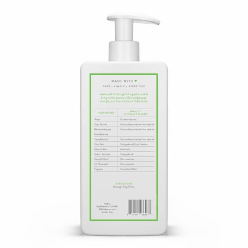 Native Cucumber & Mint Volumizing Conditioner Perspective: left
