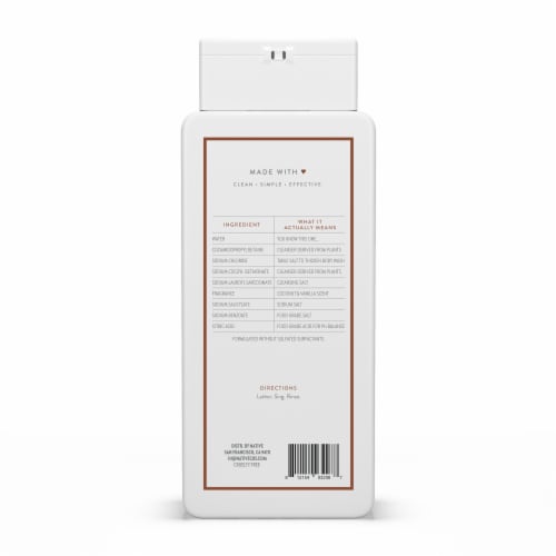 Native Coconut & Vanilla Body Wash Perspective: left