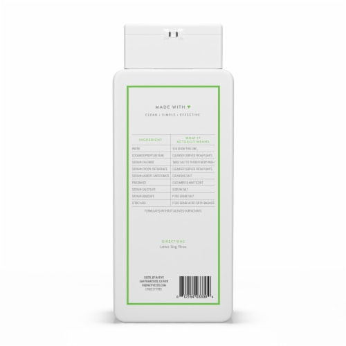 Native Cucumber & Mint Body Wash Perspective: left