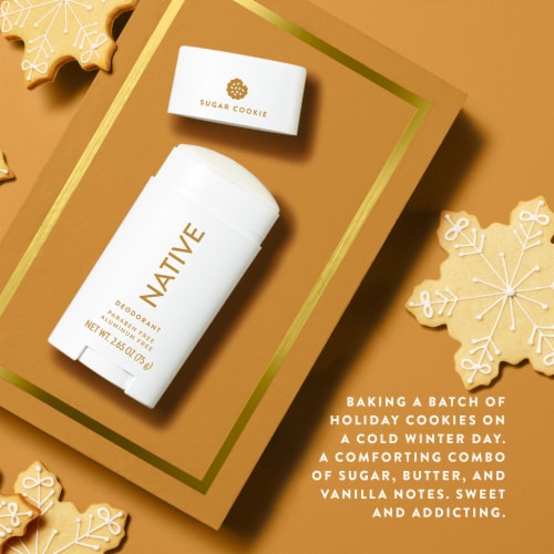 Native Limited Edition Sugar Cookie Deodorant, 2.65 oz Perspective: left