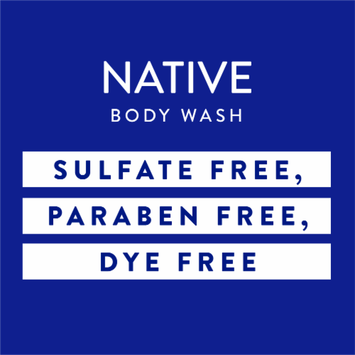Native Body Wash Pump with Coconut & Vanilla Perspective: left