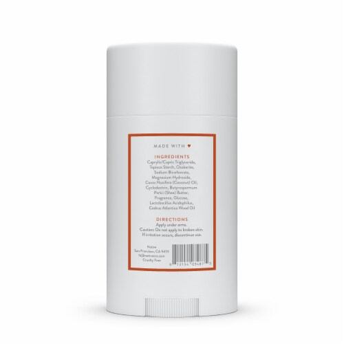 Native Black Oak & Amber Deodorant Perspective: left