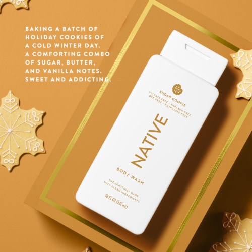 Native Limited Edition Sugar Cookie Body Wash, 18 oz Perspective: left