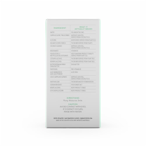 Native Facial Moisturizer with Aloe & Vitamin B3 for Sensitive Skin Perspective: left