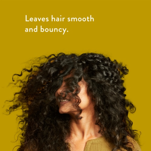Native Curl Care Conditioner with Coconut Milk and Turmeric, Sulfate Free for Women and Men Perspective: left