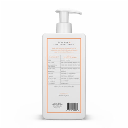 Native Moisturizing Conditioner with Sweet Peach and Nectar, Sulfate Free for Women and Men Perspective: left