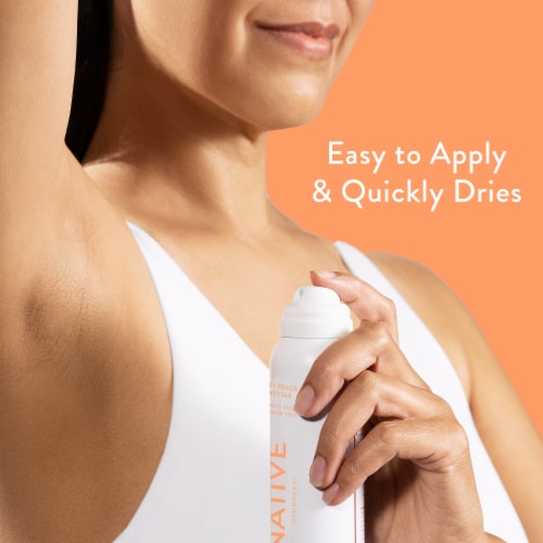 Native Deodorant & Body Spray, Sweet Peach & Nectar, Aluminum Free, for Women and Men, 2.65 oz Perspective: left