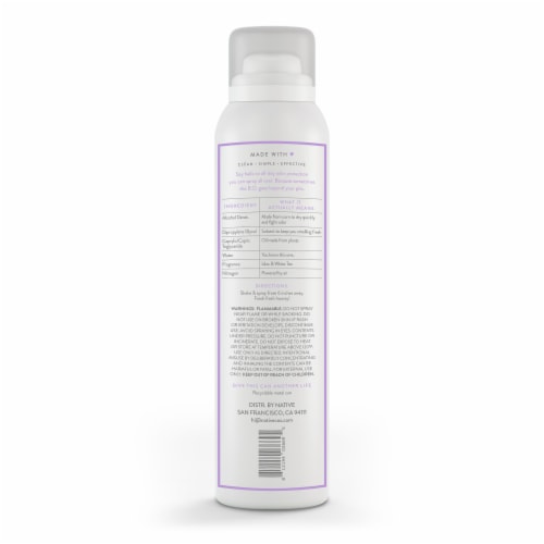 Native Whole Body Lilac & White Tea Whole Body Deodorant Spray Perspective: left