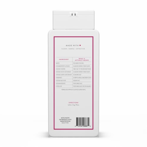 Native Body Wash, Cherry & Vanilla Macaron, Sulfate Free, for Women and Men Perspective: left