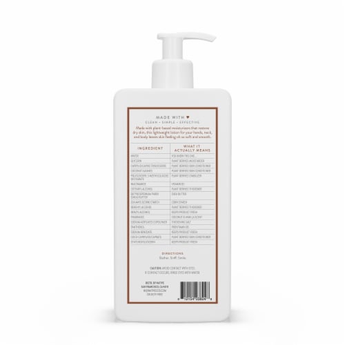 Native Body Lotion with Coconut & Vanilla Perspective: left