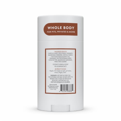 Native Whole Body Deodorant - Coconut & Vanilla Perspective: left