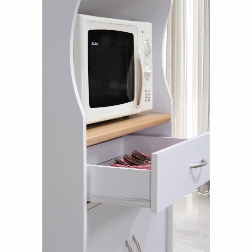 Hodedah microwave kitchen cart deals