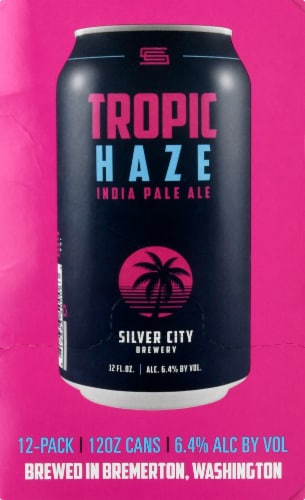 Silver City Tropic Haze IPA Perspective: left