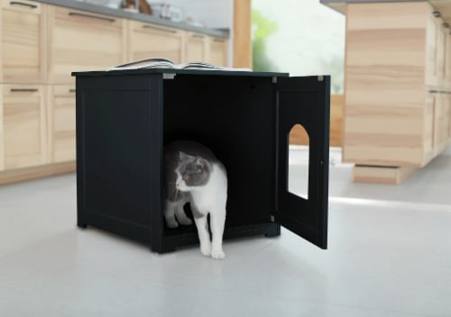Black litter deals box furniture