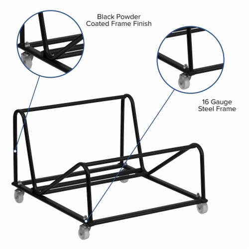 Flash Furniture Folding Chair Dolly - 500-lb. Capacity, 35in.W X 66in.D