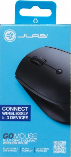 JLab Audio Go Mouse - Black Perspective: left