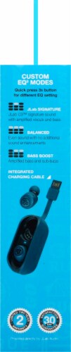 JLab Audio Go Air True Wireless Earbuds - Navy/Black Perspective: left