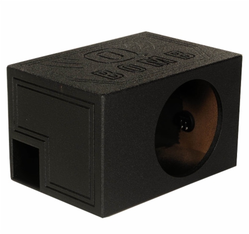QPower QBOMB10VL Single 10 Vented Ported Car Subwoofer Sub Box