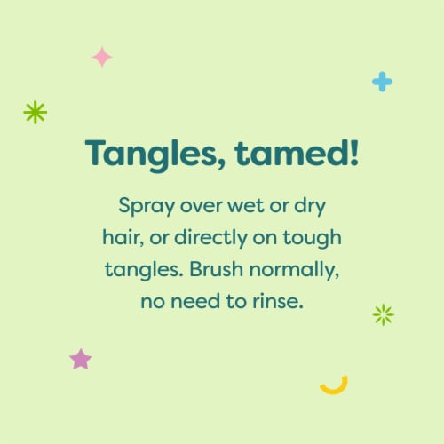 Babyganics Apricot Chamomile Detangling Spray Perspective: left