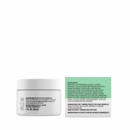 Acure Ultra Hydrating Facial Gel Cream Perspective: left