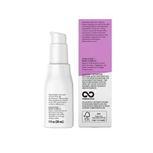 Acure Radically Rejuvenating Niacinamide Serum Perspective: left