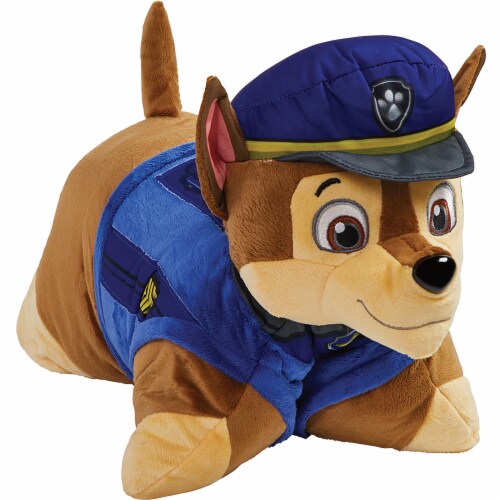 Pillow Pets Jumboz Nickelodeon Paw Patrol Chase Plush Toy Perspective: left