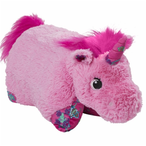 Pillow Pets Colorful Unicorn Plush Toy - Pink Perspective: left