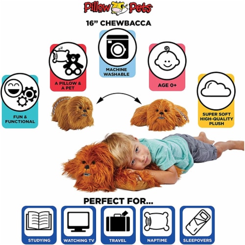 Pillow Pets Disney Star Wars Chewbacca Plush Toy 16 in Foods Co
