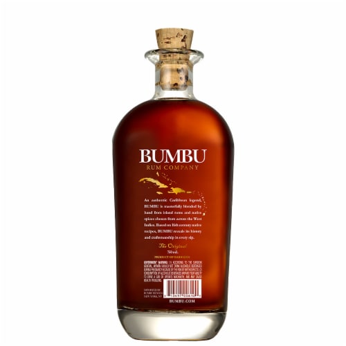 Bumbu Original Dark Rum Perspective: left