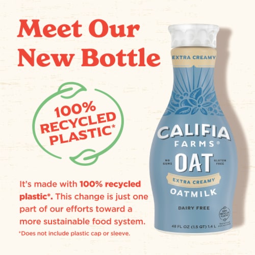 Califia Farms® Dairy Free Extra Creamy Oat Milk Perspective: left