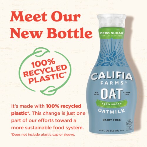 Califia Farms® Zero Sugar Oat Milk Perspective: left