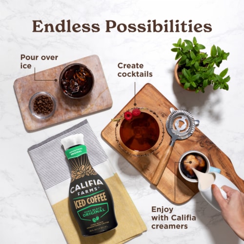 Califia Farms® Pure Black Unsweetened Iced Coffee, 48 fl oz - Fry’s
