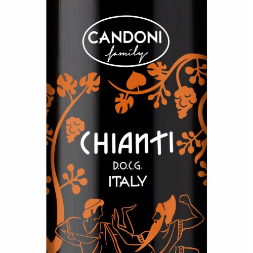 Candoni Sangiovese Italian Red Wine Perspective: left