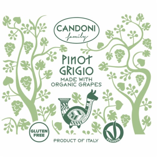 Candoni Pinot Grigio Italian White Wine Perspective: left