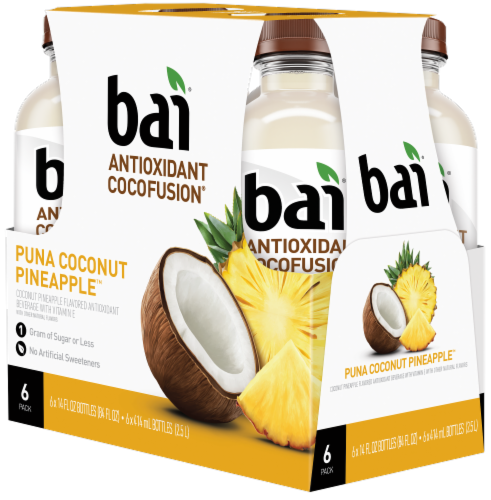 Bai® Coconut Pineapple Antioxidant Beverage Perspective: left