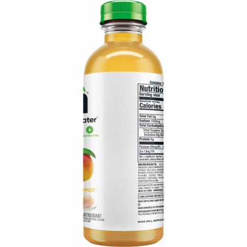 Bai Pilavo Pineapple Mango Water Beverage Bottle Perspective: left