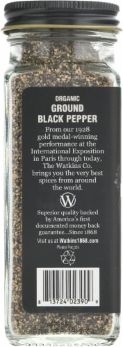 Watkins Organic Ground Black Pepper Perspective: left