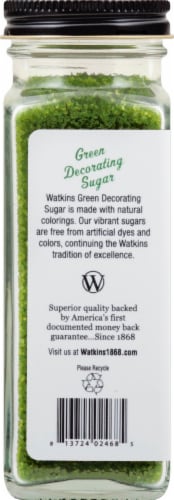 Watkins Green Decorating Sugar Perspective: left