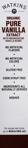 Watkins Organic Pure Vanilla Extract Perspective: left