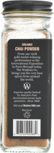 Watkins Organic Chai Powder Perspective: left