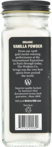 Watkins Organic Vanilla Powder Perspective: left