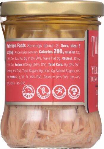 Tonnino Tuna Ventresca in Olive Oil Perspective: left
